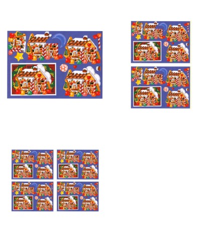 Christmas Quilties Decoupage Design 08 - 3 x A4 Page to DOWNLOAD