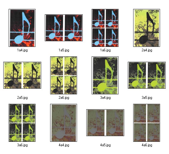 Big Note Vibes - 12 x A4 Pages to DOWNLOAD