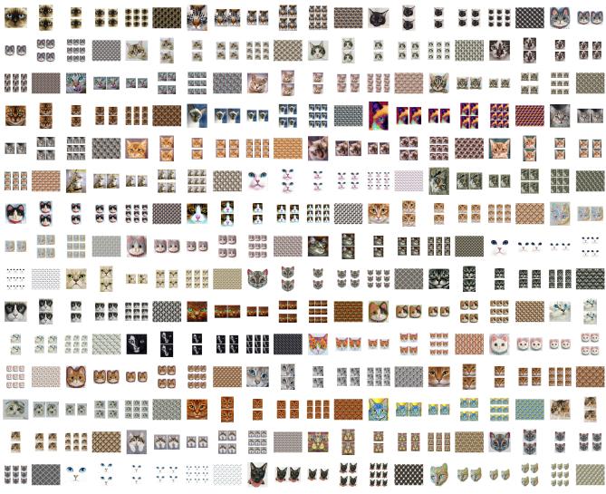 Cat Head Download Set - 300 Pages to Download