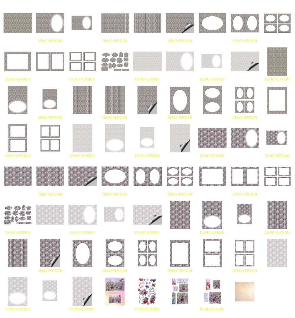 On the Tiles Set 01 - 71 x A4 Pages to DOWNLOAD