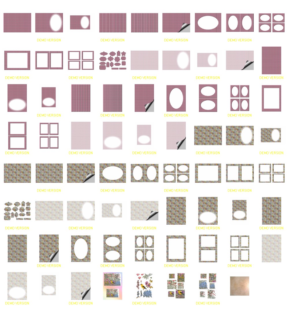 On the Tiles Set 02 - 71 x A4 Pages to DOWNLOAD