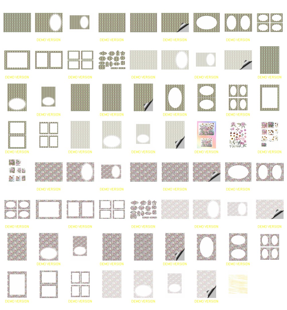 On the Tiles Set 06 - 71 x A4 Pages to DOWNLOAD