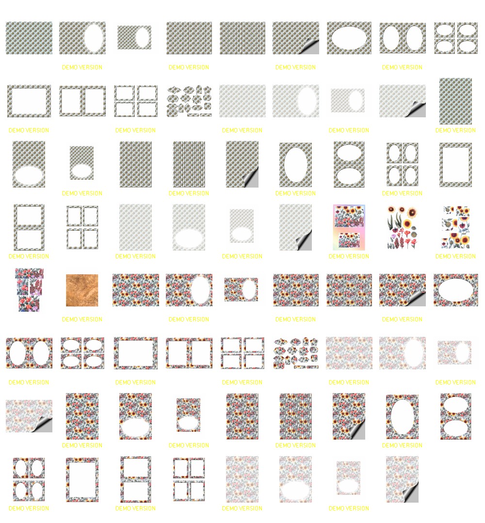 On the Tiles Set 10 - 71 x A4 Pages to DOWNLOAD