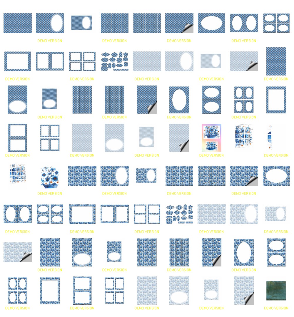 On the Tiles Set 15 - 72 x A4 Pages to DOWNLOAD