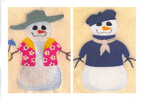 24 x Snowman From Around The World