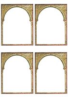 Indian Style Frames A6 - 7 x A4 Pages to DOWNLOAD