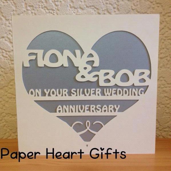Unique Paper Cut Wedding/Anniversary Engagement Card