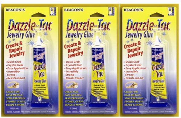Beacon Dazzle Tac Jewellery Glue Triple Pack
