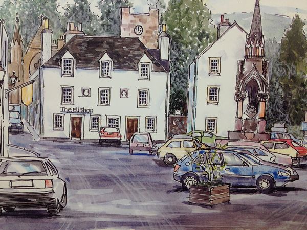 Frank Watson - Dunkeld, Perthshire A3 Hand Finished Print