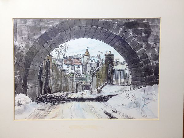 Frank Watson - Falkland Palace, Fife - Secret Views A3 Hand Finished Print