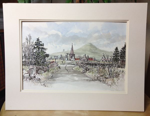 Frank Watson - Falkland Hill, Strathmiglo A3 Hand Finished Print