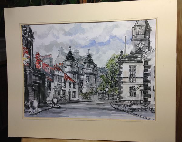 Frank Watson - Falkland Palace, Fife - A3 Hand Finished Print