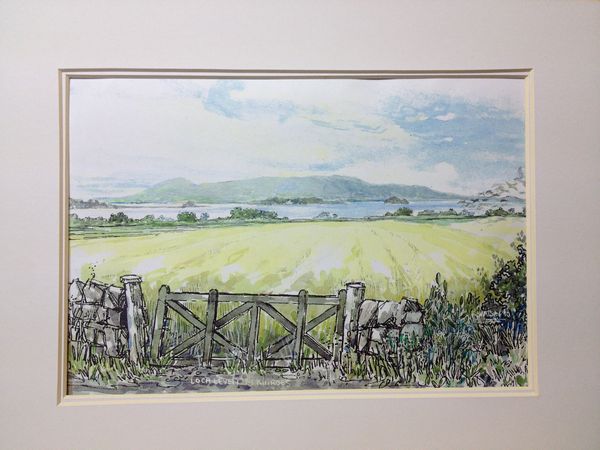 Frank Watson - Loch Leven, Kinross - A3 Hand Finished Print