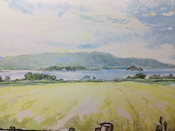 Frank Watson - Loch Leven, Kinross - A3 Hand Finished Print