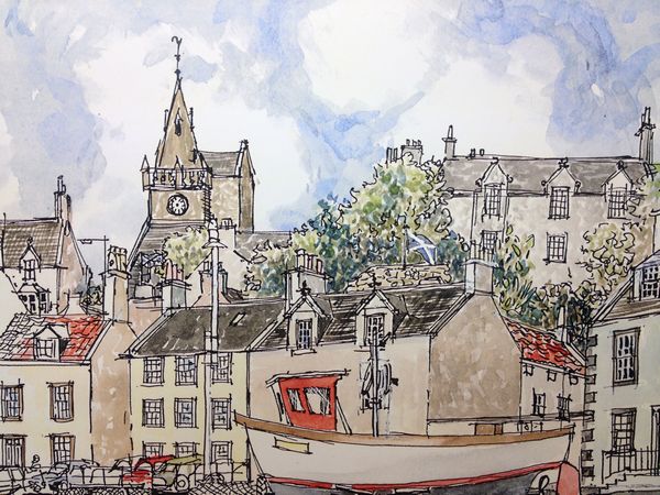 Frank Watson - Pittenweem - A3 Hand Finished Print