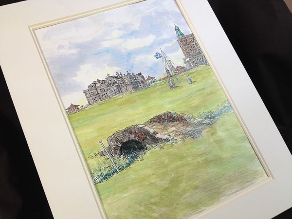 Frank Watson - St Andrews Royal & Ancient - A3 Hand Finished Print