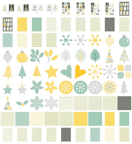 Set 06 Stunning Christmas Creations - <b>Funky Christmas Trees and Stars</b> - 81 Pages to Download