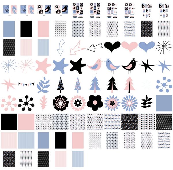 Set 09 Stunning Christmas Creations - <b>Christmas Birds</b> - 85 Pages to Download